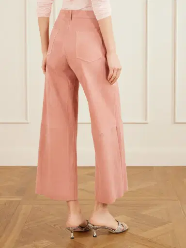 STOULS Lilou Suede Wide-leg Pants | Thumbnail 4 STOULS Lilou Suede Wide-leg Pants | Thumbnail 4