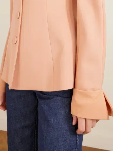 Chloé Wool-crepe Jacket | Thumbnail 5 Chloé Wool-crepe Jacket | Thumbnail 5