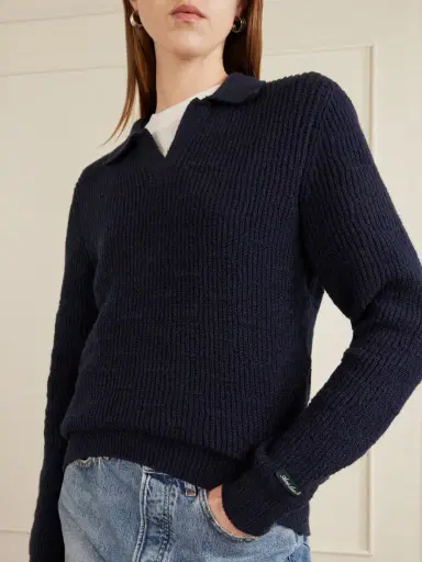 Aimé Leon Dore Ribbed-knit Cotton-blend Bouclé Polo Shirt | Thumbnail 5 Aimé Leon Dore Ribbed-knit Cotton-blend Bouclé Polo Shirt | Thumbnail 5