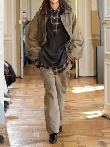 ssstein Sulfur Leather-trimmed Cotton-canvas Jacket | Thumbnail 6 ssstein Sulfur Leather-trimmed Cotton-canvas Jacket | Thumbnail 6