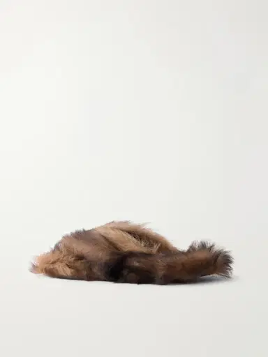 Dolce & Gabbana Shearling Slides | Thumbnail 3 Dolce & Gabbana Shearling Slides | Thumbnail 3