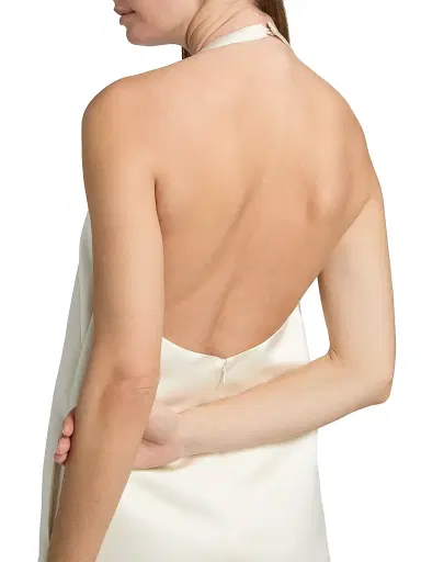 A.L.C. Women's Sophia Shift Halterneck Minidress - Off White - Size 14 | Thumbnail 6 A.L.C. Women's Sophia Shift Halterneck Minidress - Off White - Size 14 | Thumbnail 6