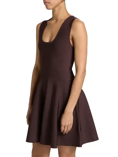A.L.C. Women's Sera Sleeveless Minidress - Deepest Brown - Size XL | Thumbnail 4 A.L.C. Women's Sera Sleeveless Minidress - Deepest Brown - Size XL | Thumbnail 4