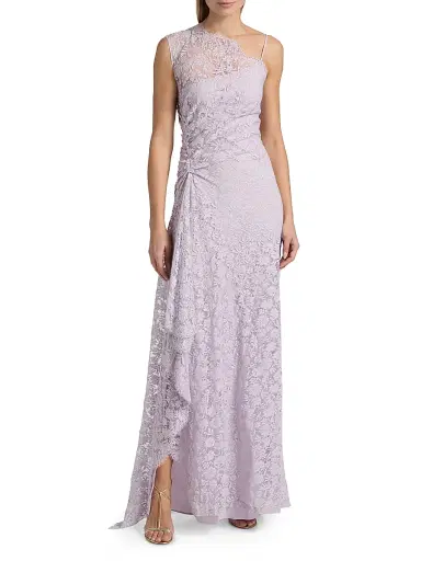A.L.C. Women's Gia Cotton-Blend Lace Maxi Dress - Lilac - Size 12 | Thumbnail 3 A.L.C. Women's Gia Cotton-Blend Lace Maxi Dress - Lilac - Size 12 | Thumbnail 3