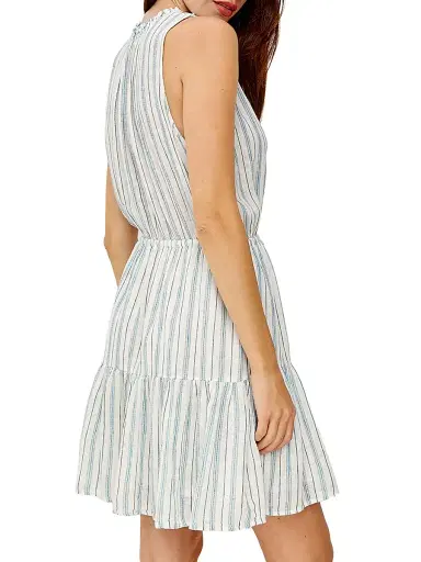 Rails Women's Albany Striped Linen-Blend Minidress - Windward Stripe | Thumbnail 4 Rails Women's Albany Striped Linen-Blend Minidress - Windward Stripe | Thumbnail 4