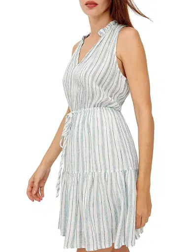 Rails Women's Albany Striped Linen-Blend Minidress - Windward Stripe | Thumbnail 5 Rails Women's Albany Striped Linen-Blend Minidress - Windward Stripe | Thumbnail 5