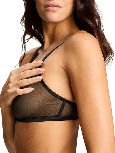 Commando Women's Mesh Triangle Bralette - Black - Size Small | Thumbnail 6 Commando Women's Mesh Triangle Bralette - Black - Size Small | Thumbnail 6