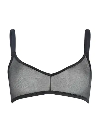 Commando Women's Mesh Triangle Bralette - Black - Size Small | Thumbnail 1 Commando Women's Mesh Triangle Bralette - Black - Size Small | Thumbnail 1