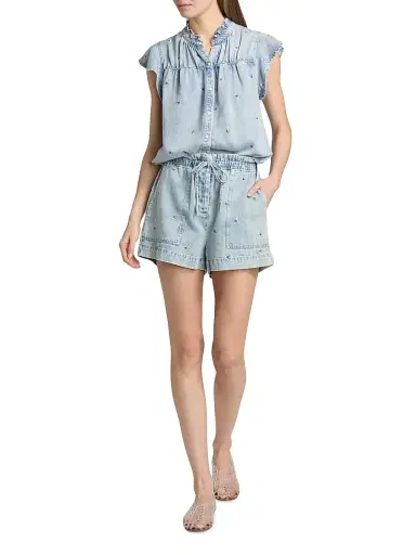 Rails Women's Ruthie Floral Embroidered Top - Carnations | Thumbnail 2 Rails Women's Ruthie Floral Embroidered Top - Carnations | Thumbnail 2