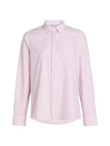 Rails Women's Stina Striped Cotton Button-Front Shirt - Rose Stripe | Thumbnail 1 Rails Women's Stina Striped Cotton Button-Front Shirt - Rose Stripe | Thumbnail 1