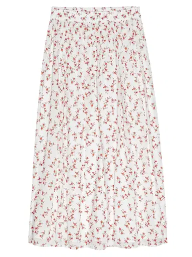 Rails Women's Dax Cotton Floral Midi-Skirt - Rouge Romantic | Thumbnail 1 Rails Women's Dax Cotton Floral Midi-Skirt - Rouge Romantic | Thumbnail 1
