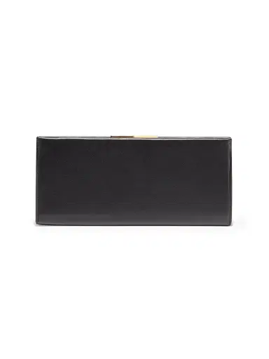 Nili Lotan Women's Anjelica Leather Clutch - Black | Thumbnail 1 Nili Lotan Women's Anjelica Leather Clutch - Black | Thumbnail 1