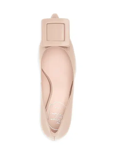Roger Vivier Women's Viv In The City Leather Pumps - Collant | Thumbnail 3 Roger Vivier Women's Viv In The City Leather Pumps - Collant | Thumbnail 3