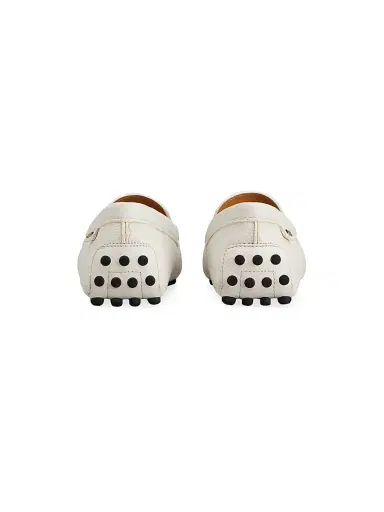 Tod's Women's Cavillon Gommino Leather Driving Loafers - Bianco Calce | Thumbnail 7 Tod's Women's Cavillon Gommino Leather Driving Loafers - Bianco Calce | Thumbnail 7
