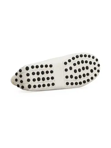 Tod's Women's Cavillon Gommino Leather Driving Loafers - Bianco Calce | Thumbnail 9 Tod's Women's Cavillon Gommino Leather Driving Loafers - Bianco Calce | Thumbnail 9
