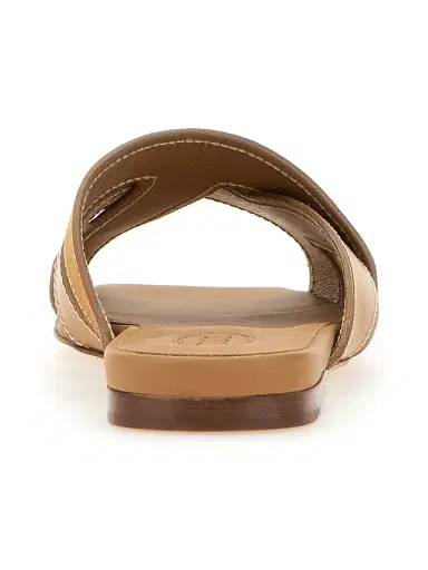 Tod's Women's Cavillon Crisscross Leather Flat Sandals | Thumbnail 3 Tod's Women's Cavillon Crisscross Leather Flat Sandals | Thumbnail 3