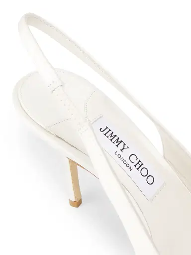 Jimmy Choo Women's Love 85MM Satin Slingback Pumps - | Thumbnail 5 Jimmy Choo Women's Love 85MM Satin Slingback Pumps - | Thumbnail 5