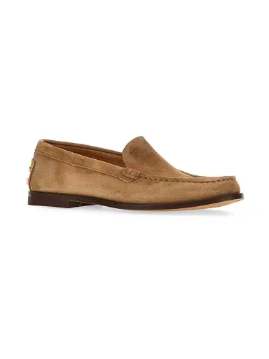 Tod's Women's Apron Toe Suede Loafers | Thumbnail 2 Tod's Women's Apron Toe Suede Loafers | Thumbnail 2
