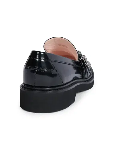 Roger Vivier Women's Viv Rangers Strass 25MM Patent Leather Loafers - Black - Size 12 | Thumbnail 3 Roger Vivier Women's Viv Rangers Strass 25MM Patent Leather Loafers - Black - Size 12 | Thumbnail 3