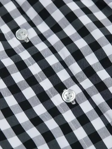 Milly Women's Maxine Gingham Sleeveless Midi-Shirtdress - Black White | Thumbnail 7 Milly Women's Maxine Gingham Sleeveless Midi-Shirtdress - Black White | Thumbnail 7