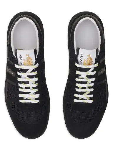 Lanvin Men's Clay Mesh Sneakers - Black | Thumbnail 4 Lanvin Men's Clay Mesh Sneakers - Black | Thumbnail 4