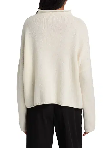 Lisa Yang Women's Sandy Cashmere Sweater - Cream - Size Small | Thumbnail 5 Lisa Yang Women's Sandy Cashmere Sweater - Cream - Size Small | Thumbnail 5