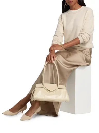 Lisa Yang Women's Greer Cashmere Sweater - Oat | Thumbnail 2 Lisa Yang Women's Greer Cashmere Sweater - Oat | Thumbnail 2