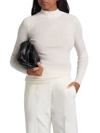 Lisa Yang Women's Davina Ribbed Cashmere Sweater | Thumbnail 3 Lisa Yang Women's Davina Ribbed Cashmere Sweater | Thumbnail 3