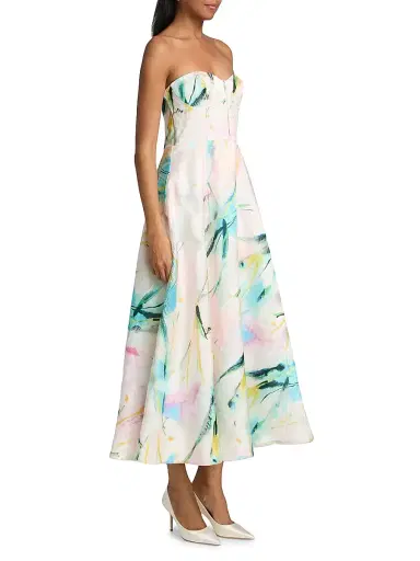 As It May Women's Mika Strapless Woven Midi-Dress | Thumbnail 4 As It May Women's Mika Strapless Woven Midi-Dress | Thumbnail 4