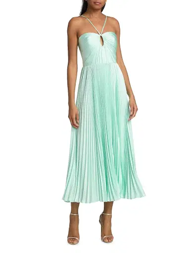 As It May Women's Liv Satin Woven Midi-Dress | Thumbnail 3 As It May Women's Liv Satin Woven Midi-Dress | Thumbnail 3