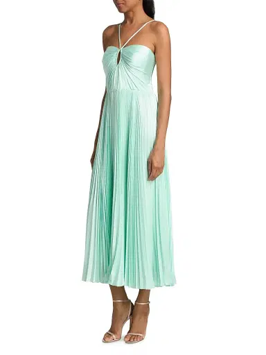 As It May Women's Liv Satin Woven Midi-Dress | Thumbnail 4 As It May Women's Liv Satin Woven Midi-Dress | Thumbnail 4