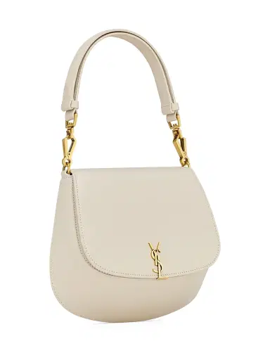 Saint Laurent Women's Voltaire Top Handle Bag in Smooth Leather - Barely Pink | Thumbnail 5 Saint Laurent Women's Voltaire Top Handle Bag in Smooth Leather - Barely Pink | Thumbnail 5