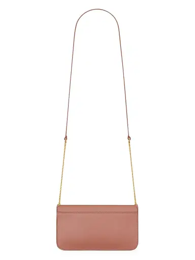 Saint Laurent Women's Voltaire Top Handle Bag in Smooth Leather - Barely Pink | Thumbnail 7 Saint Laurent Women's Voltaire Top Handle Bag in Smooth Leather - Barely Pink | Thumbnail 7