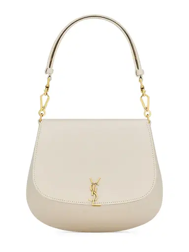 Saint Laurent Women's Voltaire Top Handle Bag in Smooth Leather - Barely Pink | Thumbnail 1 Saint Laurent Women's Voltaire Top Handle Bag in Smooth Leather - Barely Pink | Thumbnail 1