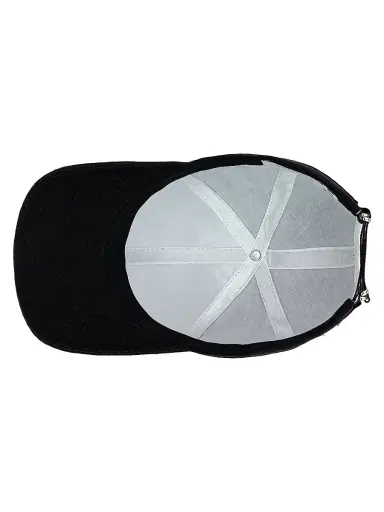 Varsity Headwear Men's Linen Baseball Hat - Licorice Black - Size Medium | Thumbnail 4 Varsity Headwear Men's Linen Baseball Hat - Licorice Black - Size Medium | Thumbnail 4