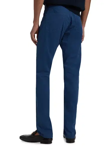 Canali Men's Stretch Cotton 5-Pocket Jeans - Blue - Size 36 | Thumbnail 5 Canali Men's Stretch Cotton 5-Pocket Jeans - Blue - Size 36 | Thumbnail 5