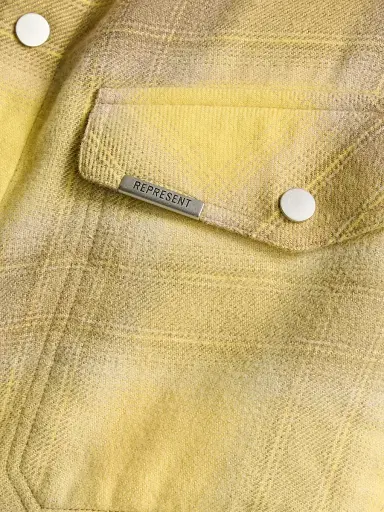 Represent Men's Vintage Cotton Flannel Shirt | Thumbnail 7 Represent Men's Vintage Cotton Flannel Shirt | Thumbnail 7
