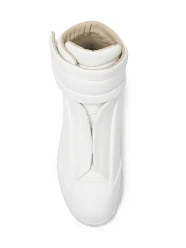 Maison Margiela Women's Future Mid-Top Leather Sneakers - White - Size 6 | Thumbnail 4 Maison Margiela Women's Future Mid-Top Leather Sneakers - White - Size 6 | Thumbnail 4