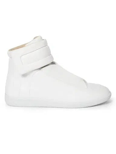 Maison Margiela Women's Future Mid-Top Leather Sneakers - White - Size 6 | Thumbnail 1 Maison Margiela Women's Future Mid-Top Leather Sneakers - White - Size 6 | Thumbnail 1