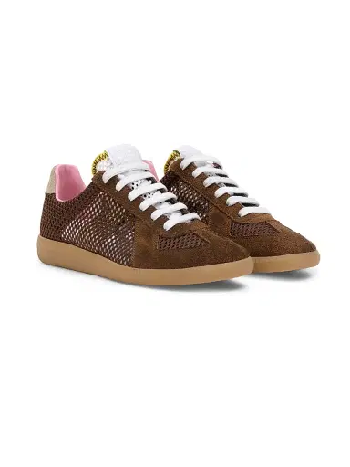 Maison Margiela Men's Replica Suede & Mesh Low-Top Sneakers | Thumbnail 2 Maison Margiela Men's Replica Suede & Mesh Low-Top Sneakers | Thumbnail 2
