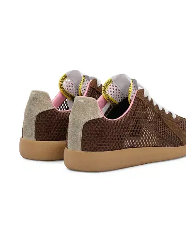 Maison Margiela Men's Replica Suede & Mesh Low-Top Sneakers | Thumbnail 3 Maison Margiela Men's Replica Suede & Mesh Low-Top Sneakers | Thumbnail 3