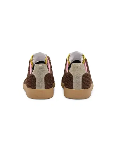 Maison Margiela Men's Replica Suede & Mesh Low-Top Sneakers | Thumbnail 4 Maison Margiela Men's Replica Suede & Mesh Low-Top Sneakers | Thumbnail 4