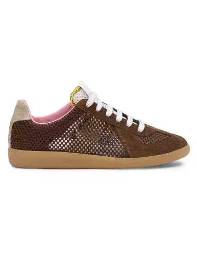 Maison Margiela Men's Replica Suede & Mesh Low-Top Sneakers | Thumbnail 1 Maison Margiela Men's Replica Suede & Mesh Low-Top Sneakers | Thumbnail 1