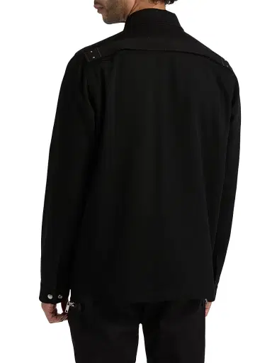 Rick Owens Men's Brad Wool Point Collar Jacket | Thumbnail 5 Rick Owens Men's Brad Wool Point Collar Jacket | Thumbnail 5