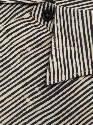 Emporio Armani Men's Irregular Stripe Sport Shirt - Fancy Irregular Line | Thumbnail 7 Emporio Armani Men's Irregular Stripe Sport Shirt - Fancy Irregular Line | Thumbnail 7