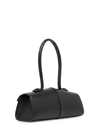 Jil Sander Women's Linea Leather Shoulder Bag - Black | Thumbnail 6 Jil Sander Women's Linea Leather Shoulder Bag - Black | Thumbnail 6