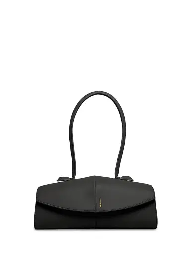 Jil Sander Women's Linea Leather Shoulder Bag - Black | Thumbnail 1 Jil Sander Women's Linea Leather Shoulder Bag - Black | Thumbnail 1