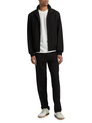 Emporio Armani Men's Horizontal Texture Trousers - Black Beauty | Thumbnail 2 Emporio Armani Men's Horizontal Texture Trousers - Black Beauty | Thumbnail 2