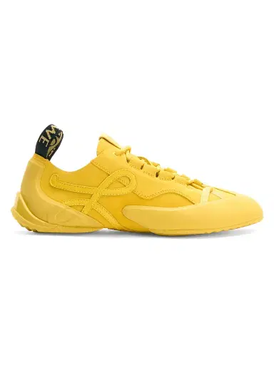 Loewe Women's Grip Logo Leather Low-Top Sneakers - Yellow Sunshine - Size 11 | Thumbnail 1 Loewe Women's Grip Logo Leather Low-Top Sneakers - Yellow Sunshine - Size 11 | Thumbnail 1
