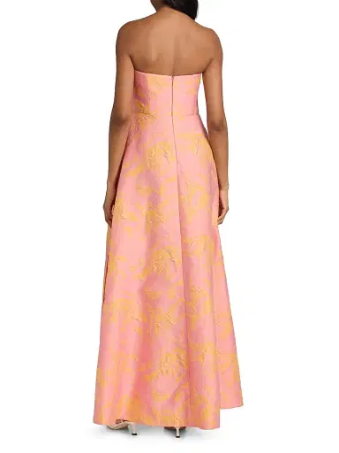As It May Women's Kaia Floral Jacquard Strapless Gown | Thumbnail 5 As It May Women's Kaia Floral Jacquard Strapless Gown | Thumbnail 5
